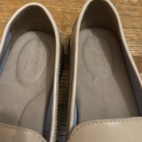 Sperry Wayback Penny Loafer in Ivory Patent Leather - Picture 4 of 6